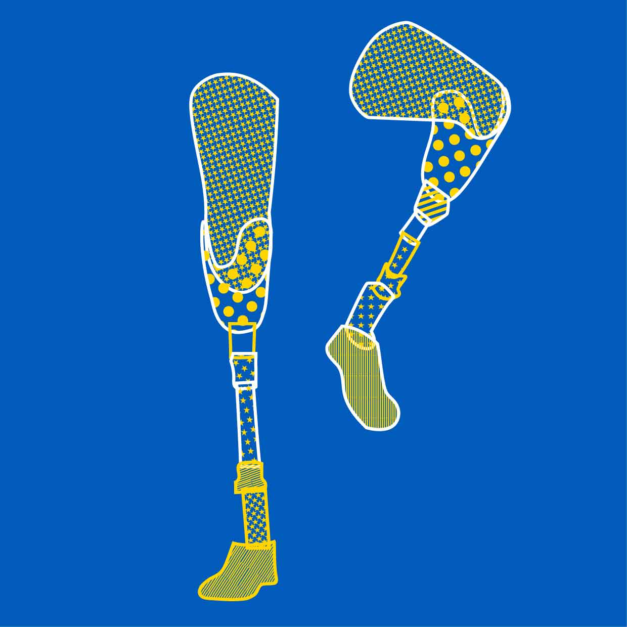 Legs Ukraine, jambes prothèses