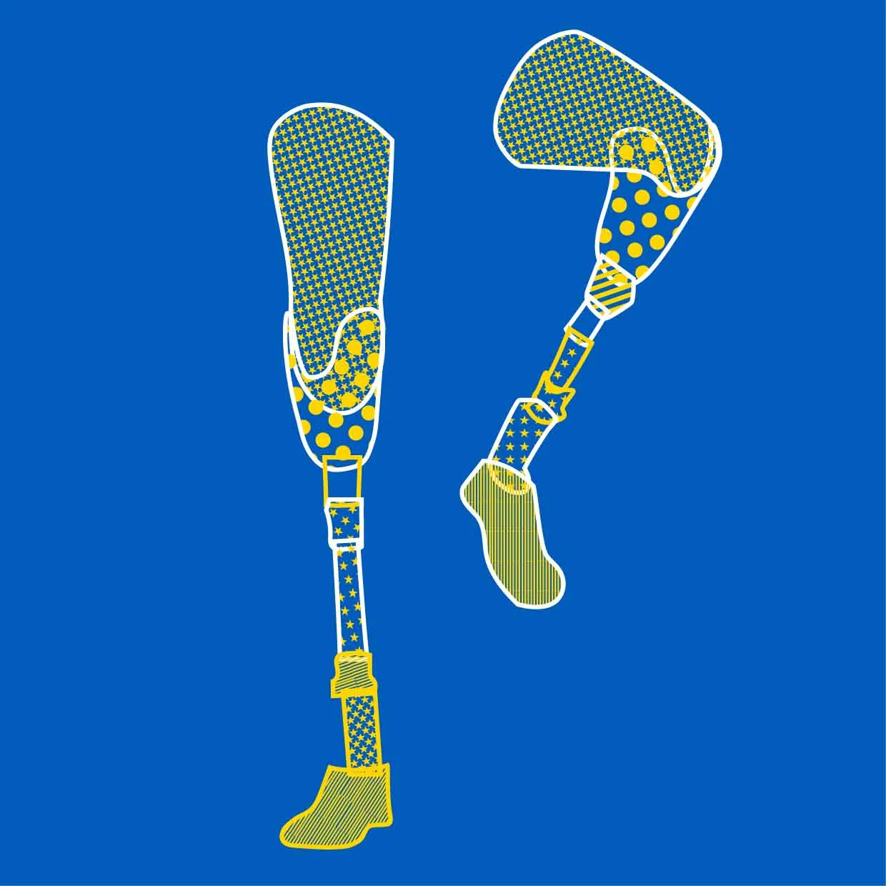 Legs Ukraine, jambes prothèses
